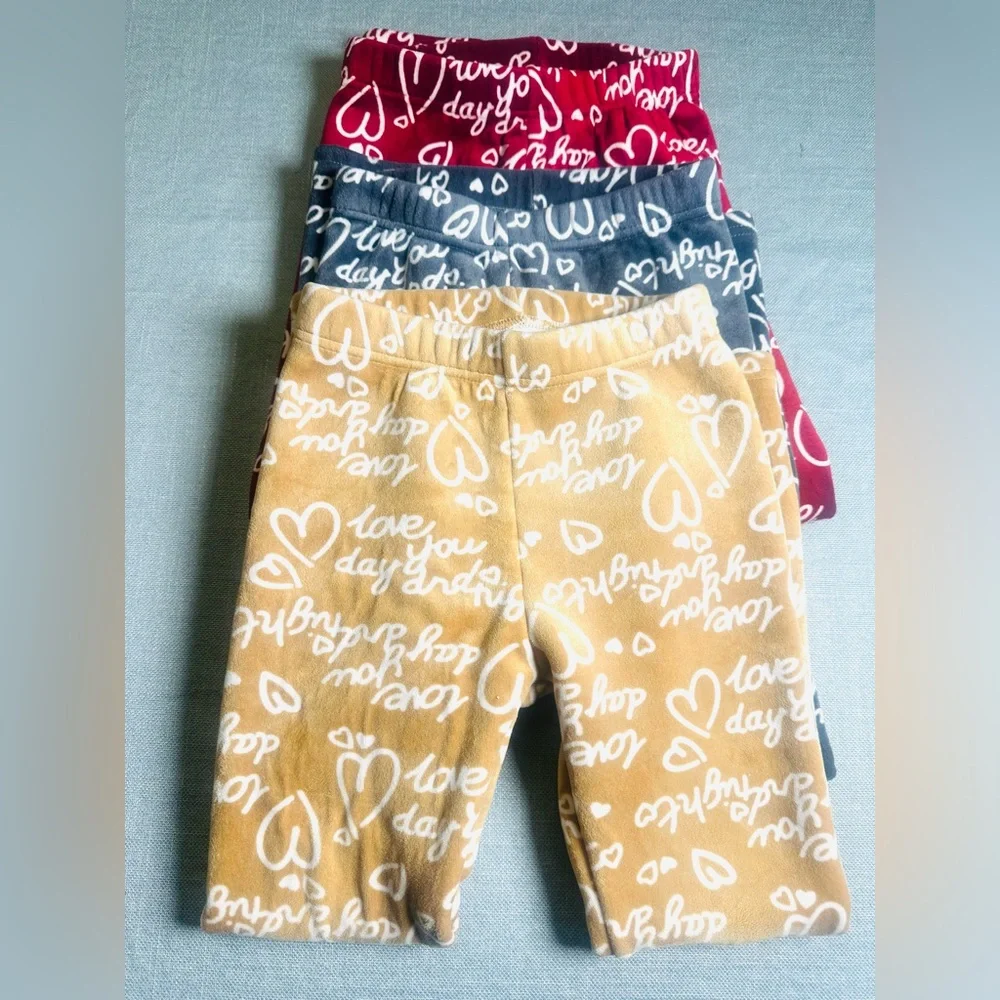 Bundle of 3 Fleece Lines Leggings Sz 7/8 - Picture 7 of 8